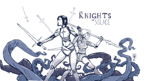 Illustration Bridgefirecomics - Knights of Solace - Stephen Rodgers - 8Oct2016
